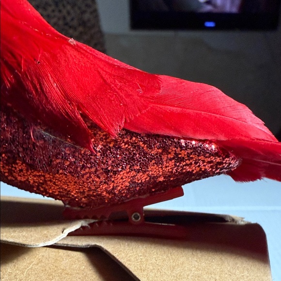 Charming Red Cardinal Holiday Ornament - Picture 4 of 7